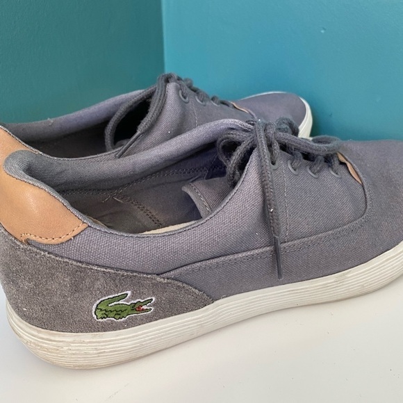 𝅺lacoste Blue Sneakers Mens Size 9 - Picture 5 of 9
